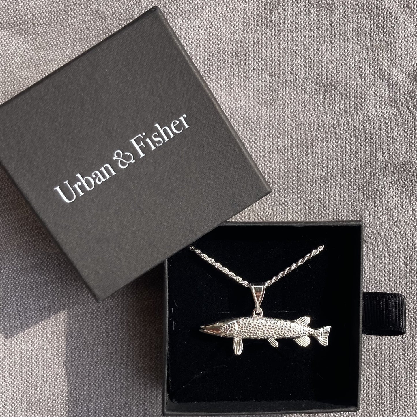 Gift for Anglers and Fishers - Pike from Silver